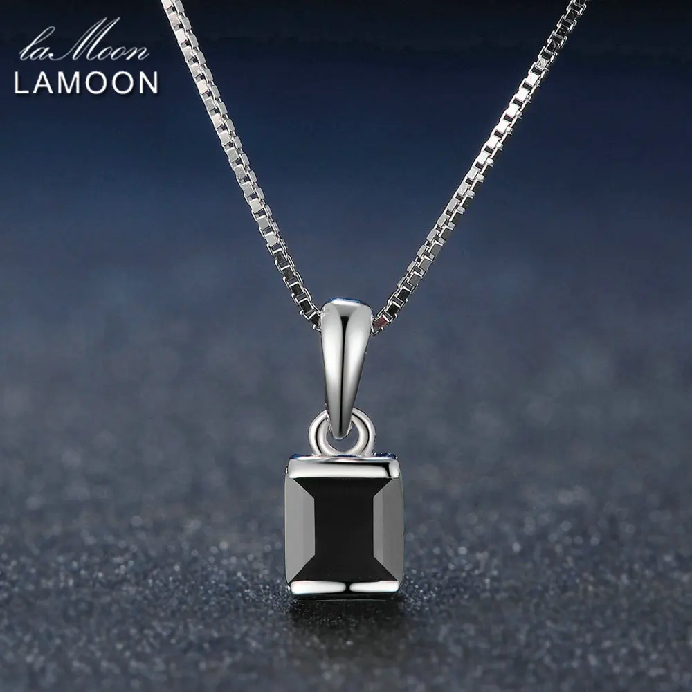 Женский набор украшений из натурального черного халцедона 4 мм 0 6x2 ct 925 пробы
