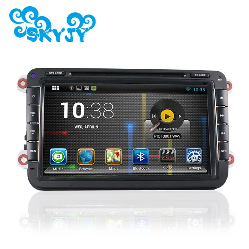 Android 8 1 автомобильный DVD для VW Passat Sagita Touran Jetta Alhambra Golf Cupra GPS A9 четырехъядерный