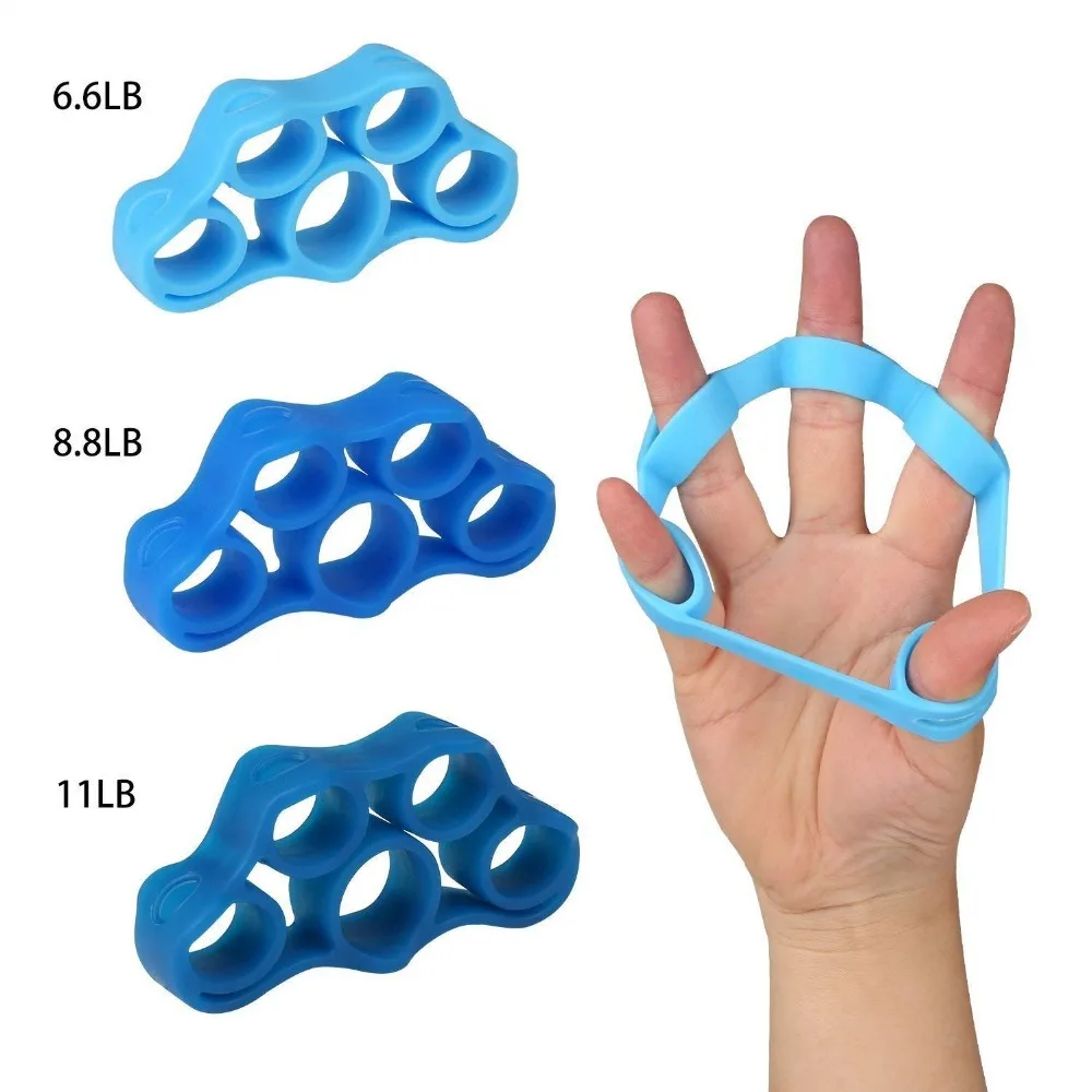 

1Pcs Fitness Equipment Accessories Silicon Hand Gripper Strength Hand Grip Finger Trainer Forearm Hand Exerciser Gym Tools
