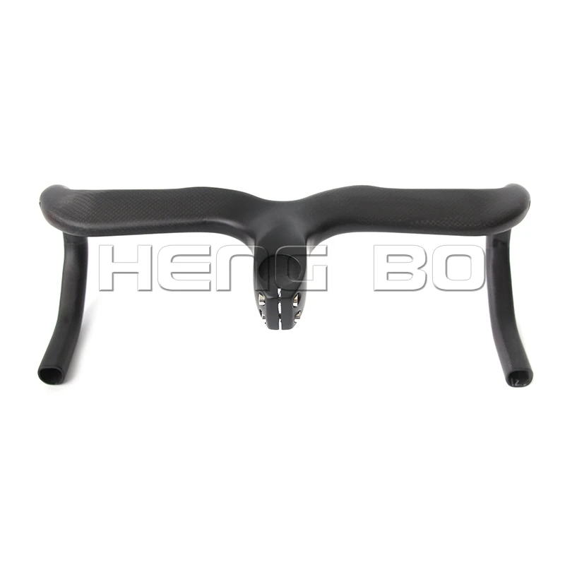 full carbon 3K matt bicycle handlebar Road bike and stem integratived with computer stent holes YT613 |