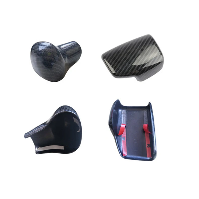 SRXTZM ABS, как Carbon Fibre 1 шт. для Audi A3 8 В S3 A4 B8 A5 A6 C7 S6 A7 S7 A8 Q5 Q7 автомобиля Скорость Шестерни ручка переключения крышка головки Стикеры