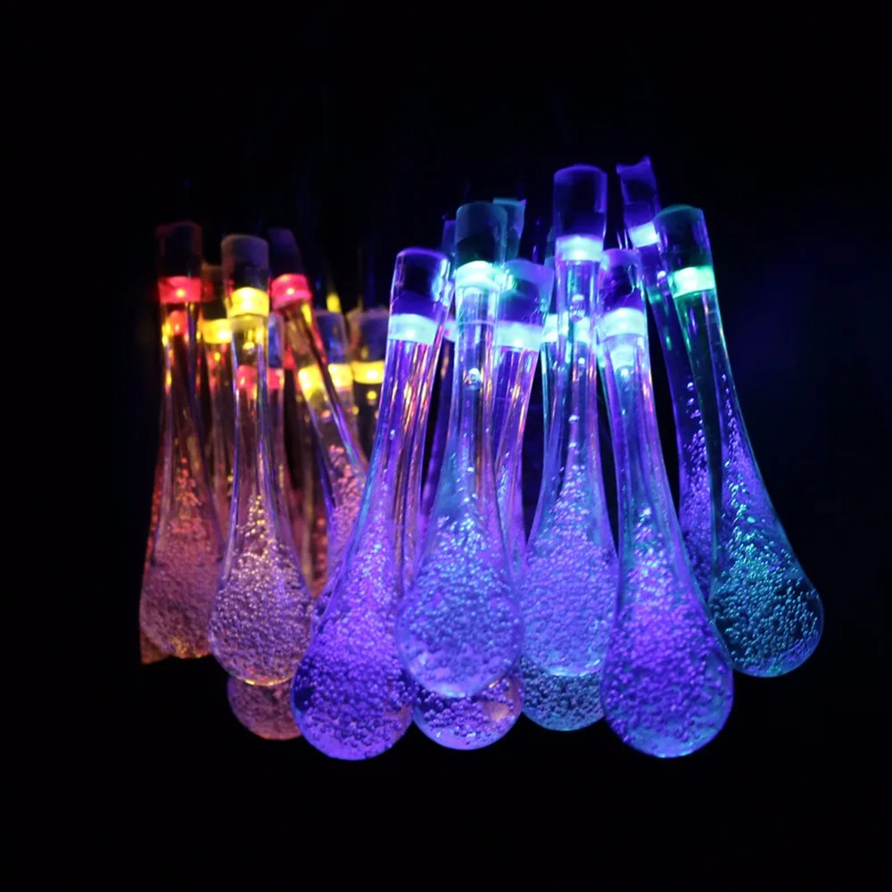 Гирлянда с солнечной батареей 20 светодиодов|solar powered string lights|solar powersolar led lights |