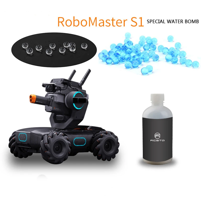 Growing Crystal Balls Water Gel Beads Water Bullet for DJI RoboMaster S1 Educational Robot Toy Car Shooting Swelling Soft Bomb