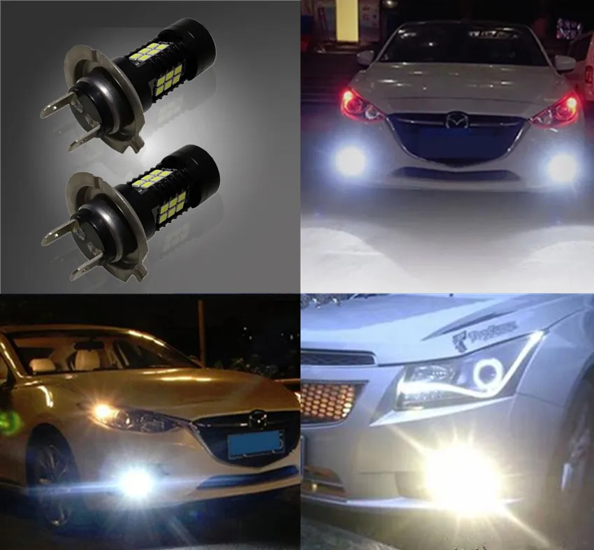 Светодиодные лампы H7 H8 H11 HB4 светодиодные HB3 9006 9005 SMD светильник s 6000 лм K 12 В белые