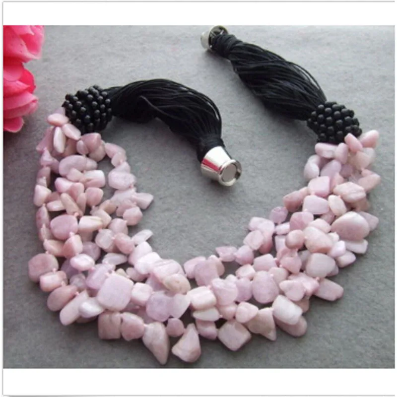 Free Shipping>>>kunzite&Onyx Necklace | Украшения и аксессуары