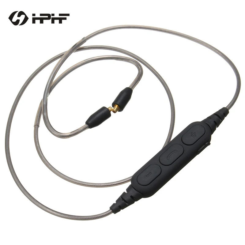 HPHF беспроводной Bluetooth кабель MMCX Jack Замена наушников съемные кабели для SHURE SE535 WESTONE