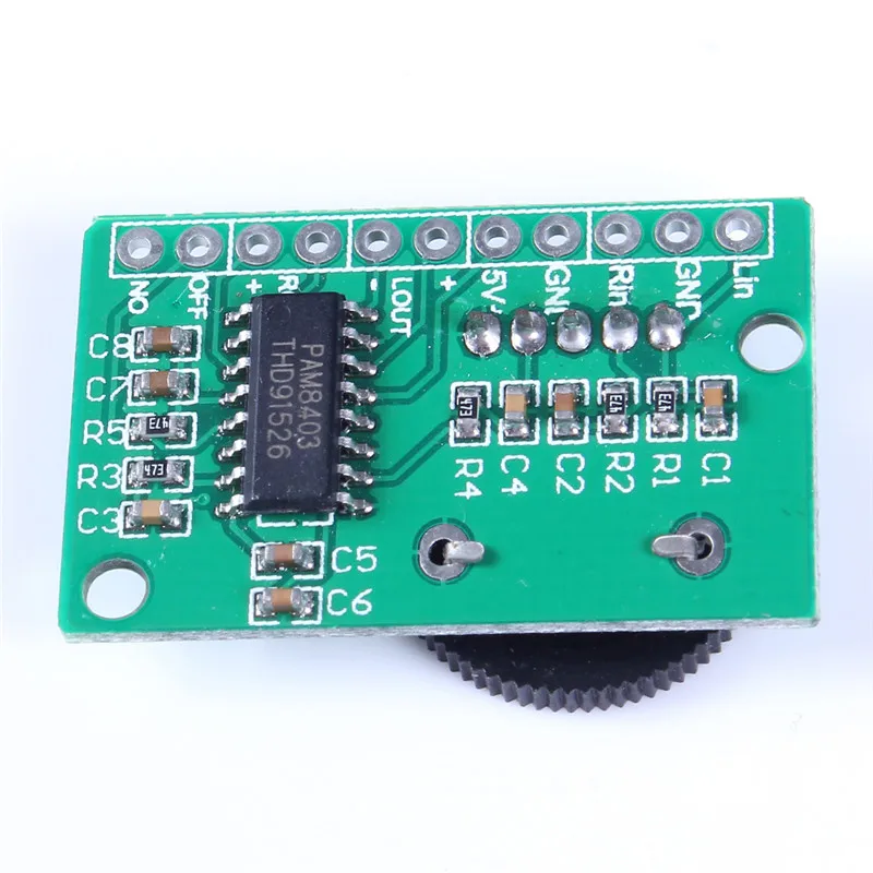 DC 2-5 5 V 2*3W двухканальный модуль усилителя цифровой регулятор громкости фоновая
