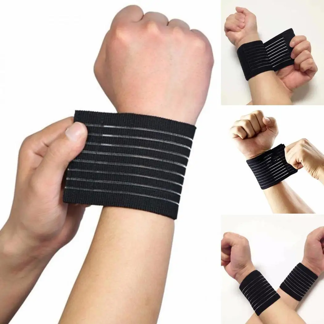 1 шт. защита запястья для йоги тяжелая атлетика эластичная ткань мужчин и женщин