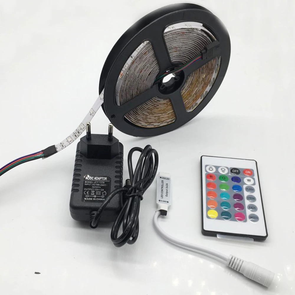 5 м 10 15 20 SMD 2835 RGB Светодиодная лента гибкая светодиодная Диодная