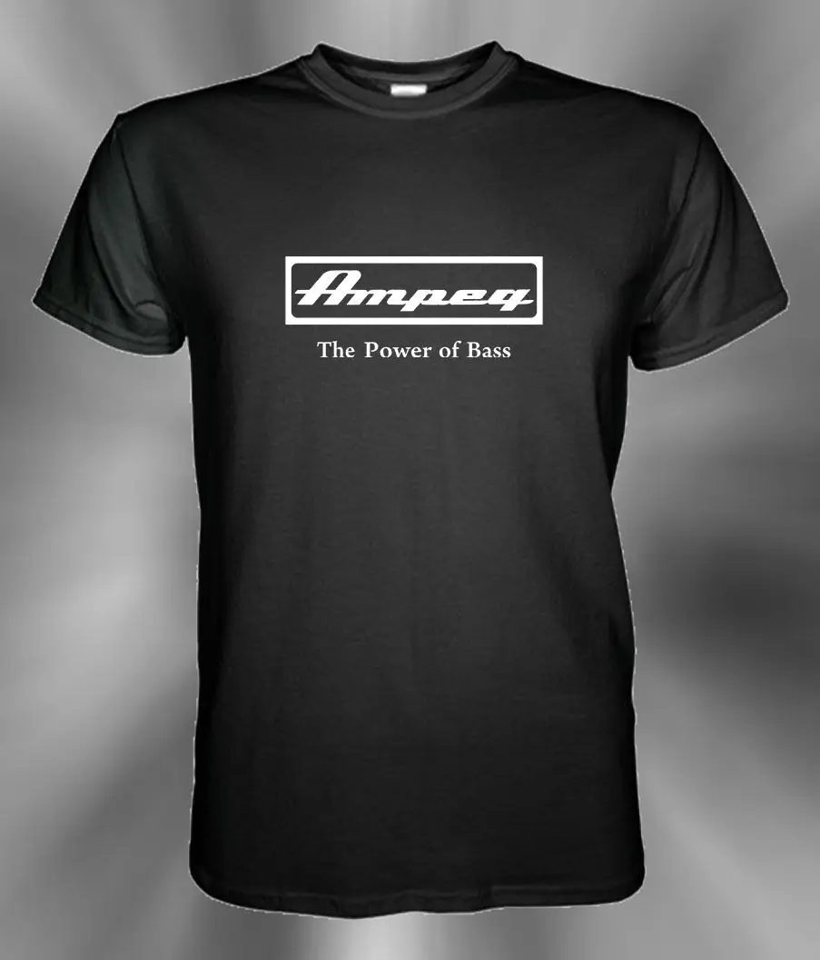 Гитара Ampeg басовый усилитель Футболка размер S M L XL 2XL 3XL летняя футболка с круглым
