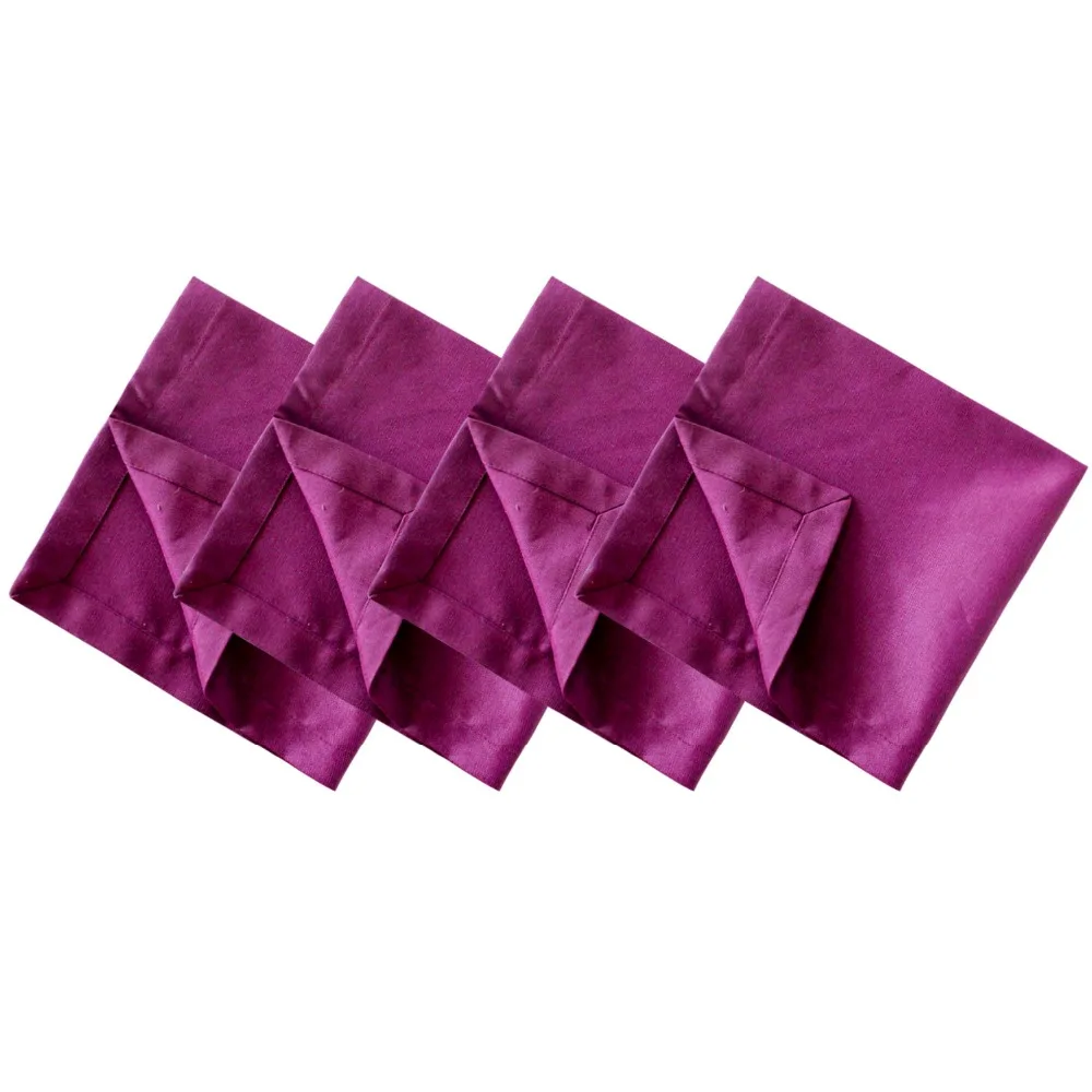 Промоакция набор из 4 скатертей для стола поли/хлопчатобумажный холст