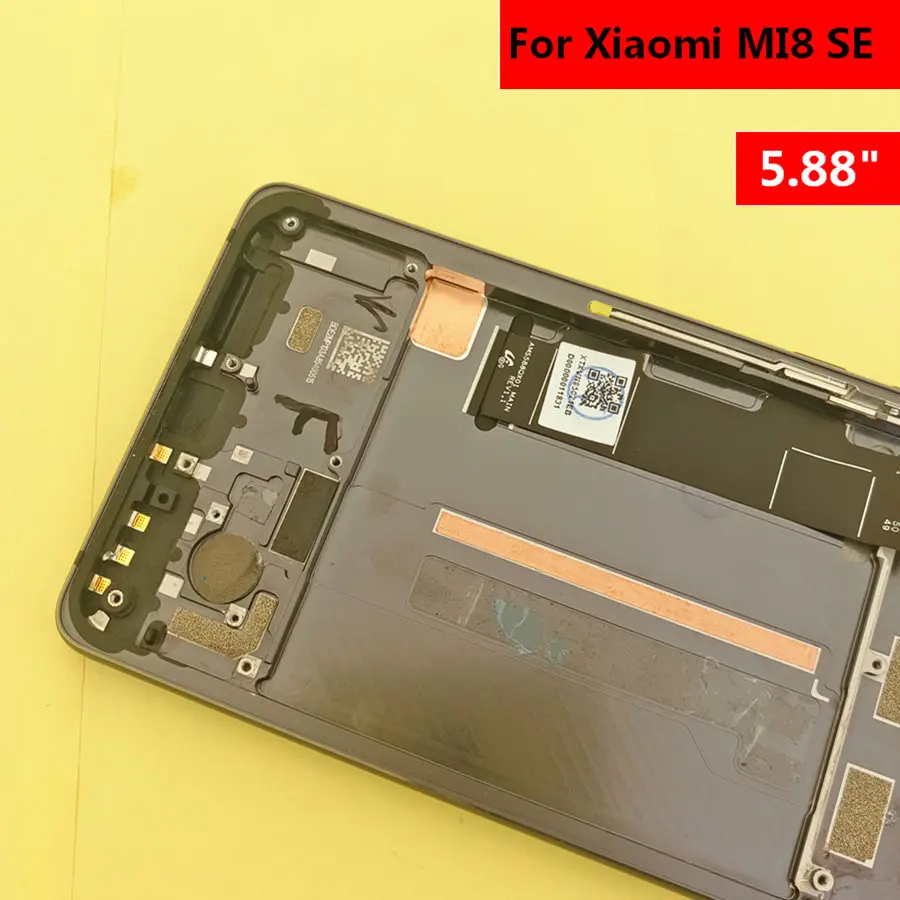 Протестировано! 5,8" для Xiao mi 8 SE mi 8 SE mi 8SE ЖК-дисплей+ сенсорный экран с рамкой дигитайзер в сборе запасные аксессуары