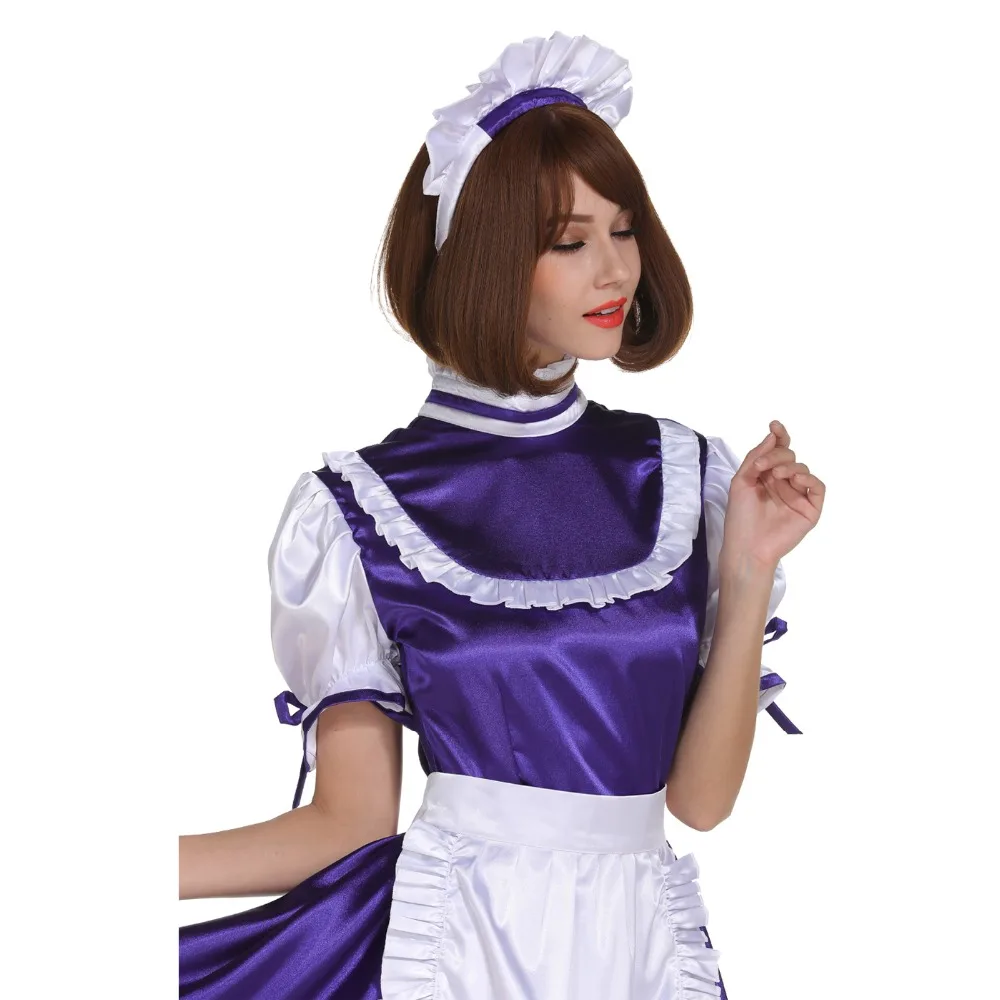 Женское платье с замком фиолетовое для косплея|cosplay costume|lockable dresscosplay maid costume |