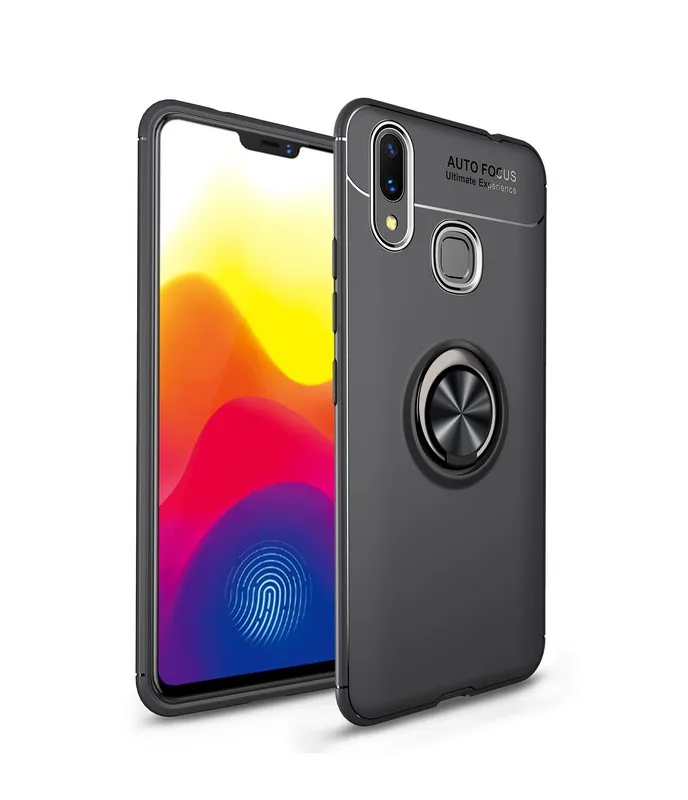 Силиконовый чехол для Huawei P Smart Plus 6 3 дюйма с кольцом-держателем мягкая задняя