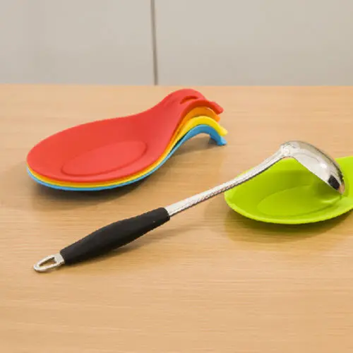 Silicone Insulation Spoon Rest Heat Resistant Placemat Drink Glass Coaster Tray Pad Eat Mat Pot Holder Kitchen Accessories | Дом и сад