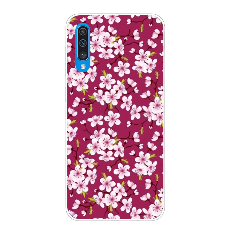 Для samsung galaxy A50 чехол силиконовая задняя крышка-чехол и изображениями красочного