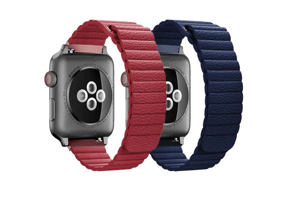 Кожаный ремешок-петля для Apple Watch 42 мм 44 мм наручный браслет Iwatch 4 3 2 1 40 мм 38 мм ремешок для часов Correa спортивный ремень браслет
