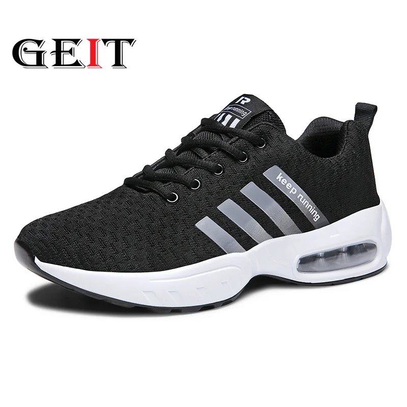 GEIT Мужская Спортивная обувь для бега мужские кроссовки дышащие сетчатые уличные