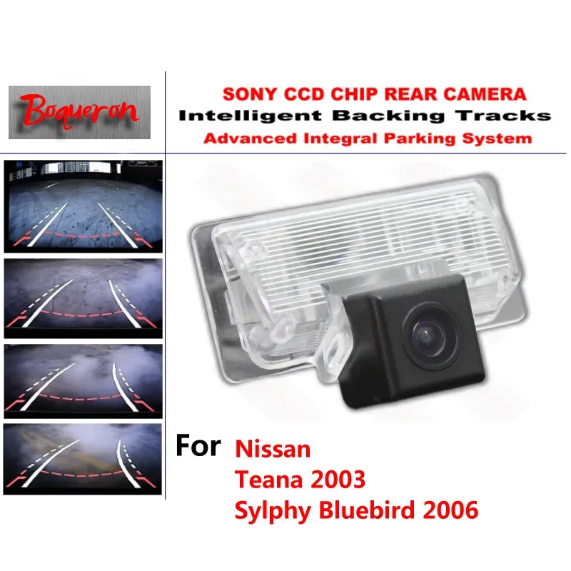 Для Nissan Teana 2003 Sylphy Bluebird 2006 CCD Автомобильная резервная парковочная камера