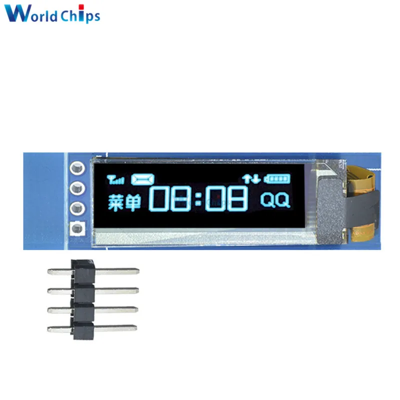 Модуль ЖК дисплея IIC I2C 0 91 дюйма 3 В 5 128x32 SSD1306|oled lcd|oled moduleoled lcd display |