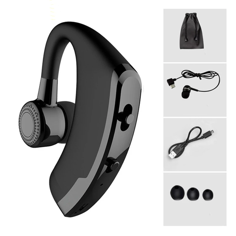 V9 громкой связи Беспроводной Bluetooth наушники Шум отмена Бизнес гарнитура с