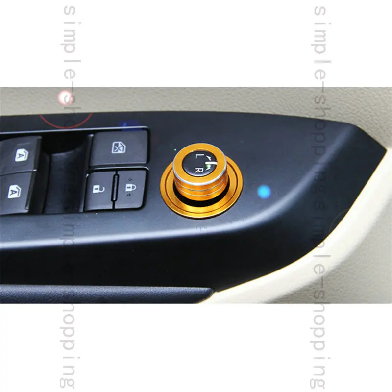 

2PCS Center control volume adjust switch Cover Trim For Toyota Highlander 2014-2016