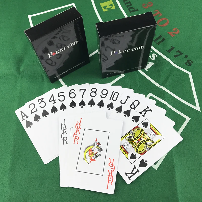 Лидер продаж 2 компл./лот баккара гладкой Водонепроницаемый Texas hold'em Poker клуб ПВХ Пластик Покер Карточная игра покер 2.48*3.46 дюймов yernea