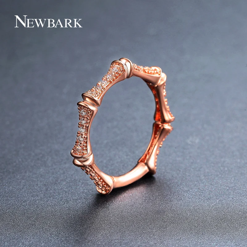 Newbark классический палец Кольца Heptagon винт Кепки кольцо из розового золота Цвет Для