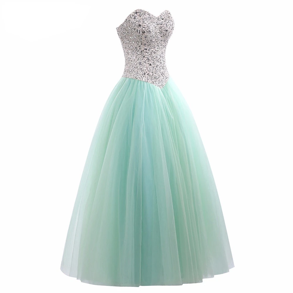 Angelsbridep мятно-зеленые пляжные Бальные платья для Quinceanera 2021 фатиновые с