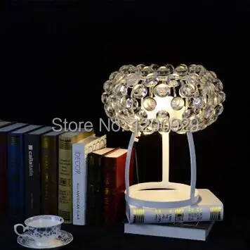 Хрустальная ионная настольная лампа современный абажур для