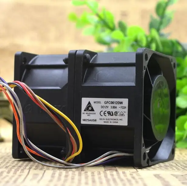 Оригинальный GFC0612DW DC 12V 3.0A 6 см 6076 автомобильной наддувом изменение супер