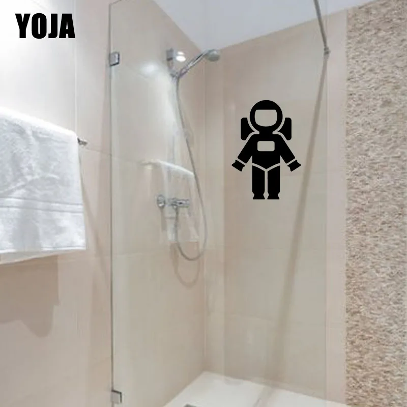 

YOJA 27x18.8CM Fun Bedroom Decor And Bathroom Glass Applique Kitchen Wall Sticker G2-0096