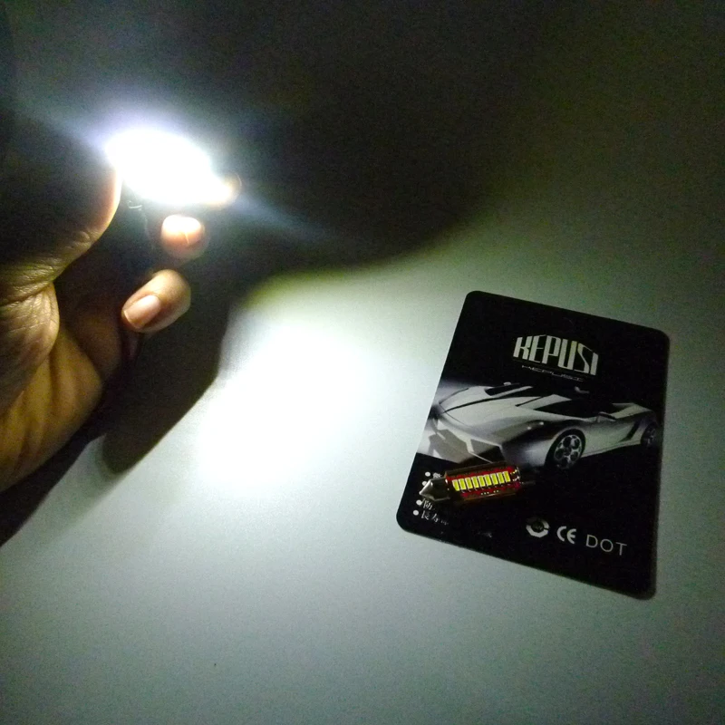 

2x 31mm 36mm 39mm 41mm CANBUS Led SV8,5 264 Festoon Interior Light Car Led Lamp Dome Bulb Truck Light License Plate Light White