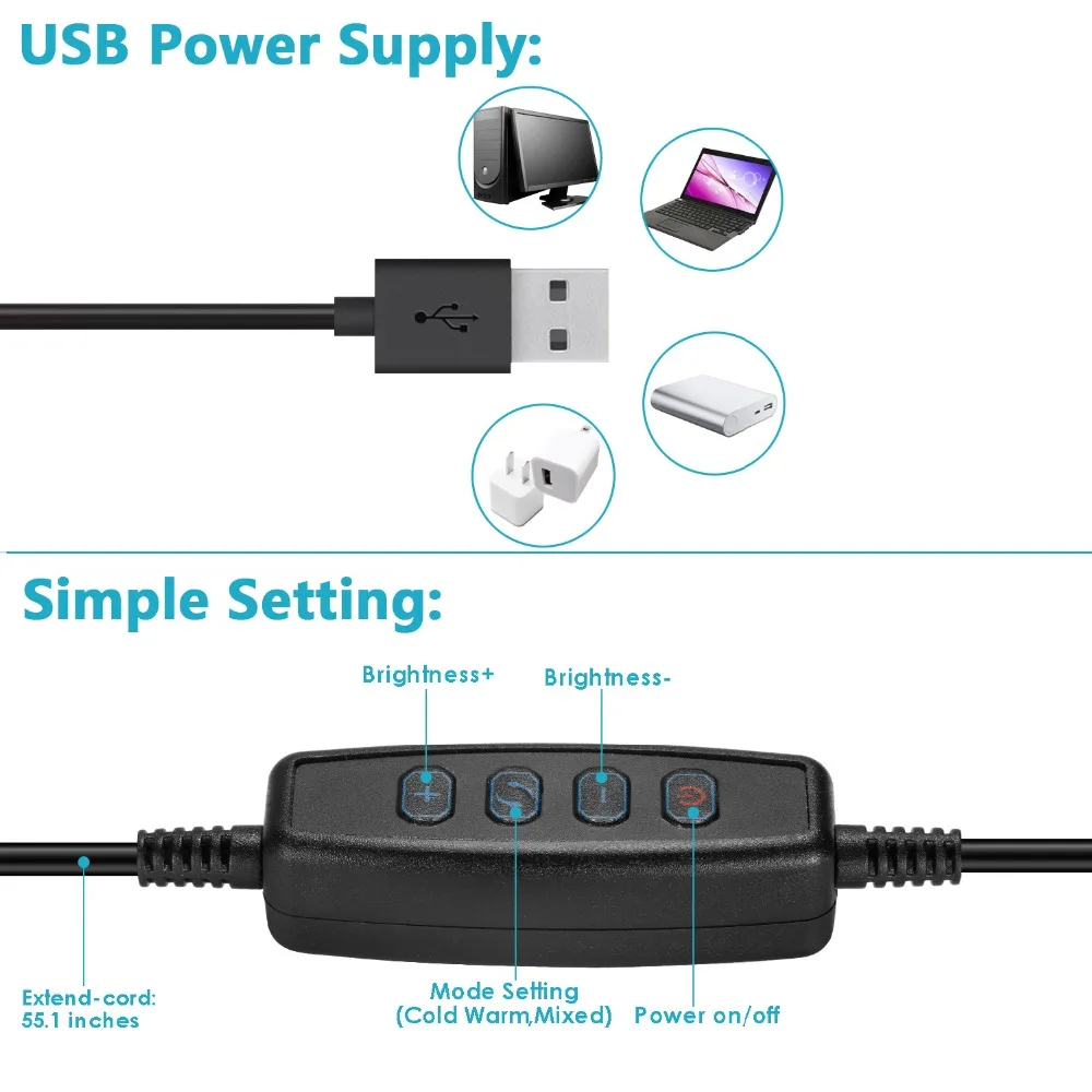 Светильник для селфи и держатель сотового телефона LIVE STREAM BLACK|Фотографическое