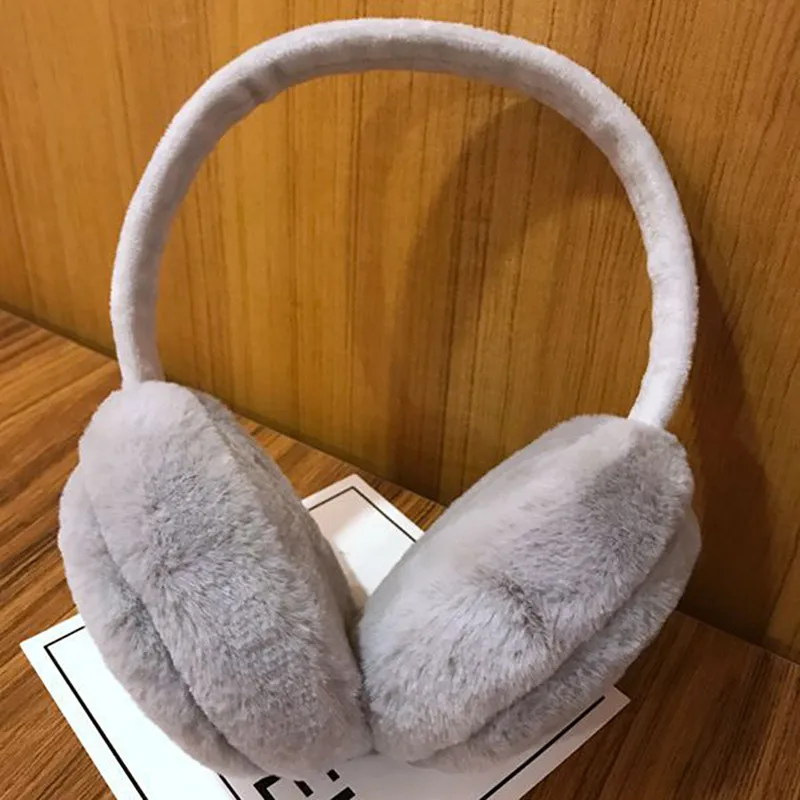 Новинка 2019 наушники для женщин теплые плюшевые женские зимние аксессуары из