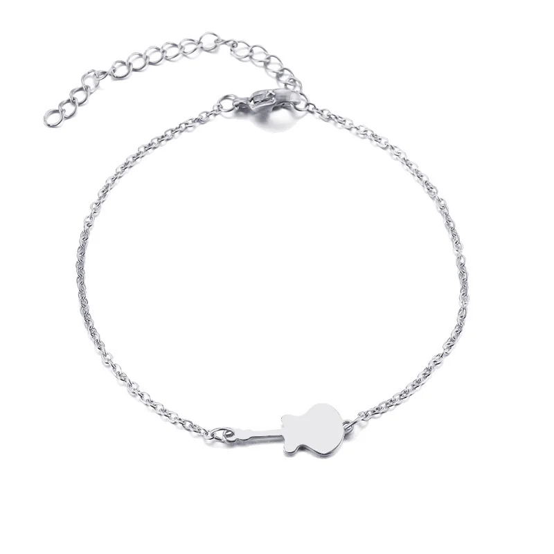 DOTIFI Stainless Steel For Women Guitar Bracelet Gold and Silver Color Pulseira Feminina Lover Engagement Jewellery | Украшения и
