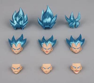 Blue Драконий шар Demoniacal подходит для SHF Yamcha SSJ Goku Vegeta tien shinhan аксессуары головной убор замена волос комплект одежды - Цвет: Blue