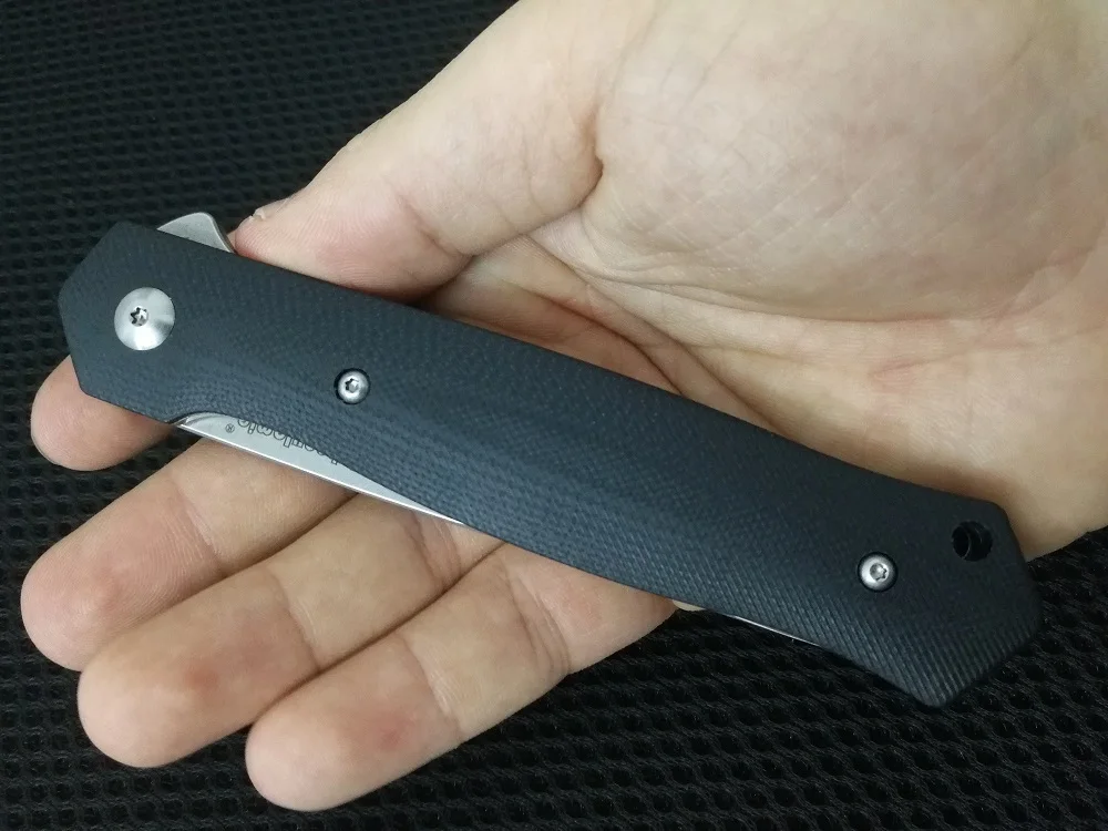 Фирма jonnyjamie, тактический складной нож, Черная Ручка G10 с D2 стальным лезвием, военный тактический армейский нож, s EDC, шестерня, ручные инструменты