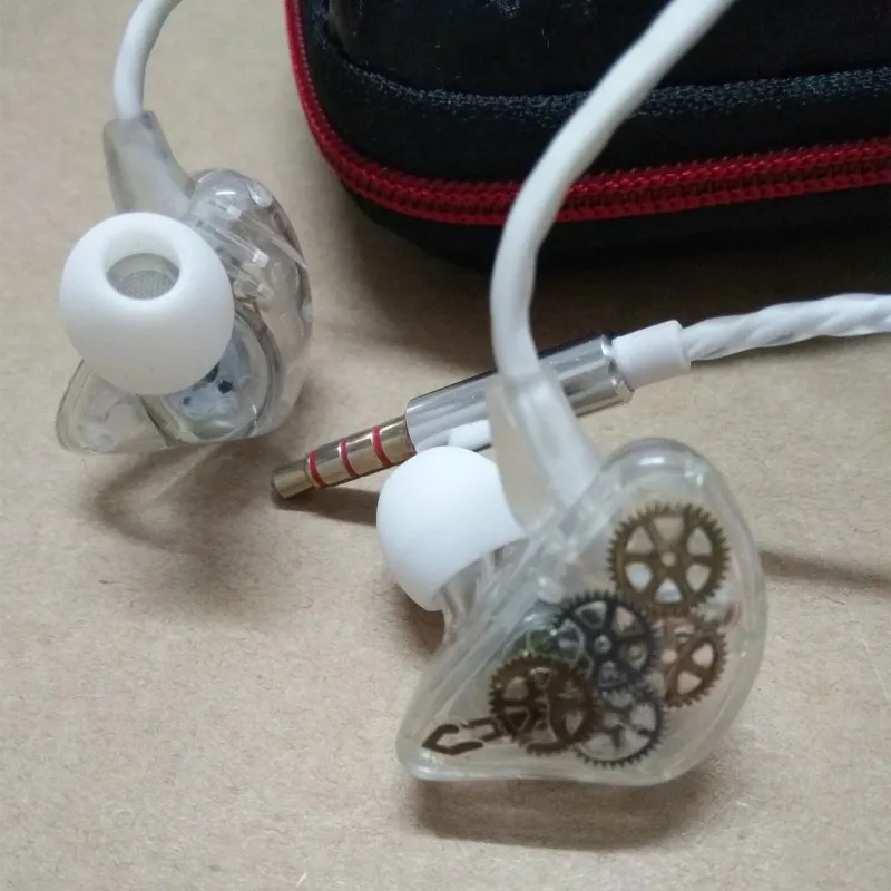 Белый S2 стерео наушники бас Hifi наушники составная мембранная графеновая гарнитура 3,5 мм разъем проводной телефон наушники-вкладыши с микрофоном - Цвет: Белый