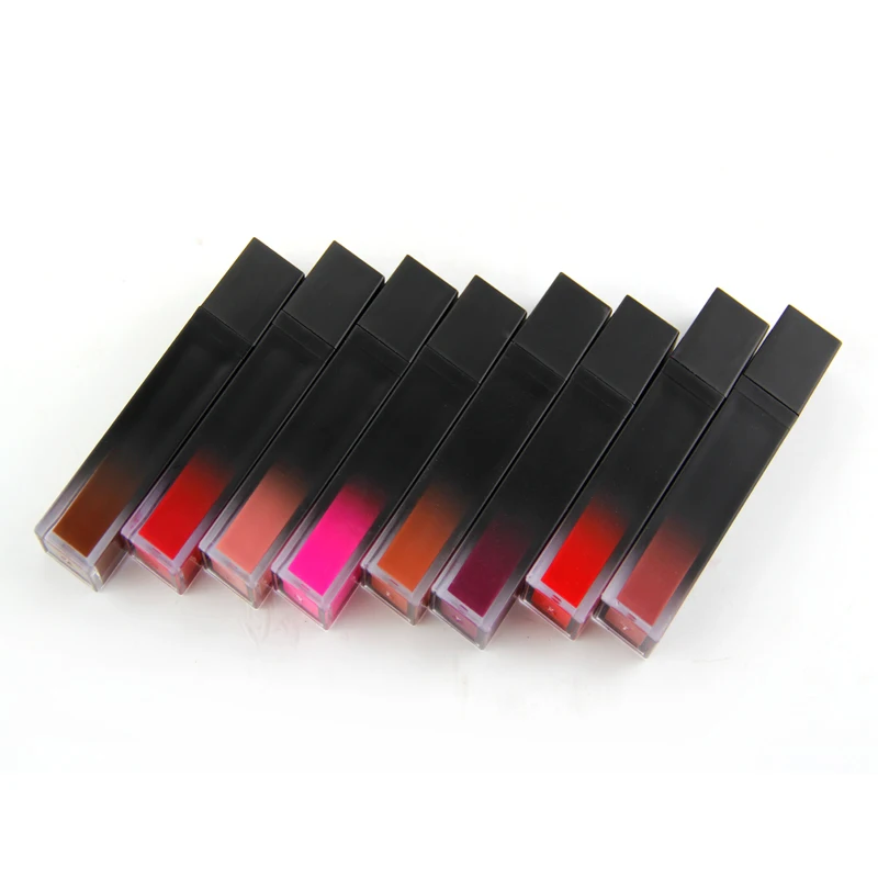 2019 NEW 1PCS Waterproof Lip Gloss Matte Liquid Lipstick Lipkit Cosmetics Makeup Nude Purple Black Rose Lipsticks | Красота и