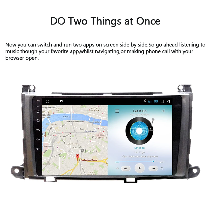 Android 8 1 автомобильный радиоприемник для Toyota Sienna XL30 2010 2012 2013 2014 gps навигация dvd плеер