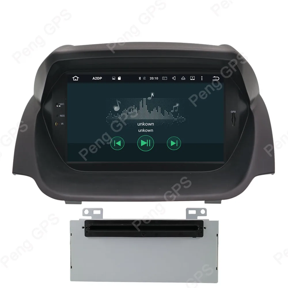 2 Din Stereo Headunit for Ford Fiesta 2013-2016 GPS Navigation CD DVD Player Bluetooth 8&quot IPS Screen Android 8.1 Syetem OBD2 |