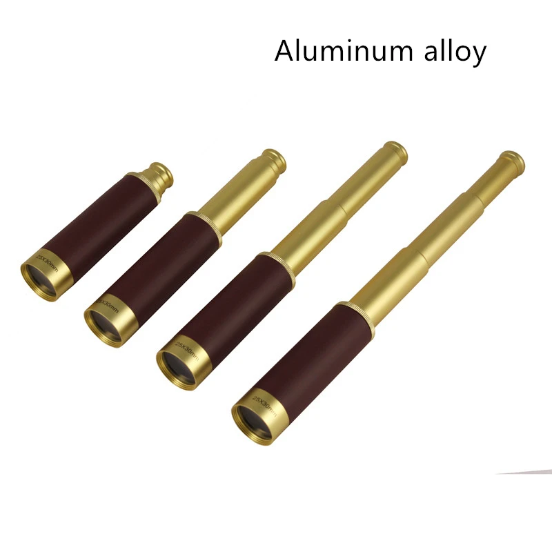 Aluminum alloy Королевский флот Монокуляр высокое качество Портативный телескоп капитан Монокуляр бинокль карман телескоп LLL ночного видения - Цвет: Aluminum alloy