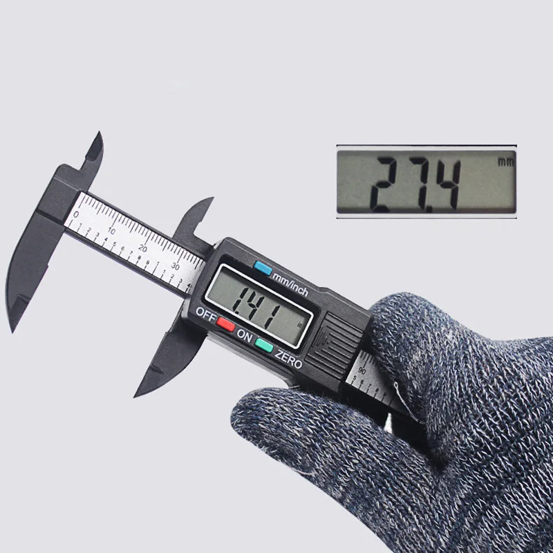 

Plastic electronic digital display 0-100mm mini caliper