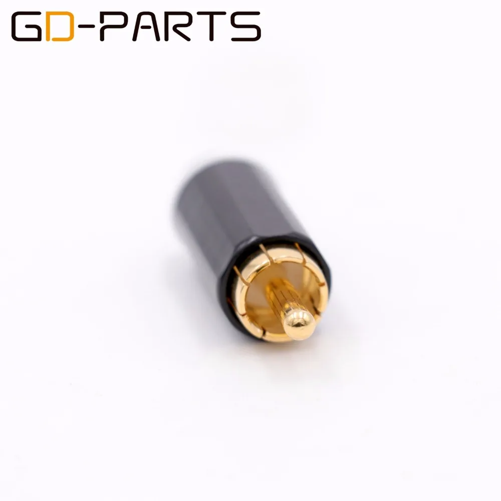 GD-PARTS позолоченный 3,5 мм штекер RCA разъем адаптер для cd-плеера AMP аудио-видео терминал припой бесплатно