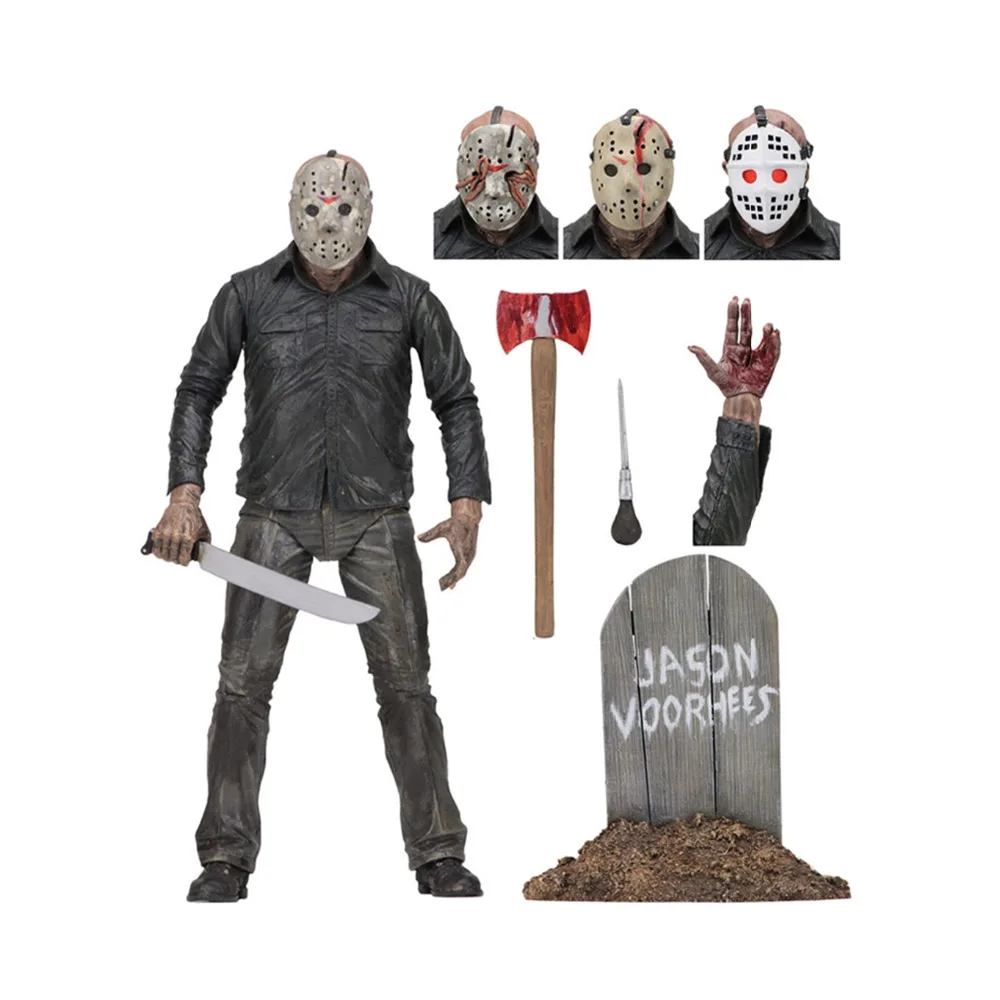 NECA Friday 13 PartV Part5 новое начало Джейсон Вурхиз фигурка игрушка кукла|Игровые фигурки