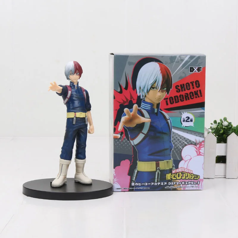 My Hero Academy DXF фигурка мидория изюку бакугу кацуки боку без героя Academy Коллекция Модель Фигурки Игрушка подарок 15 см - Цвет: Shoto with box