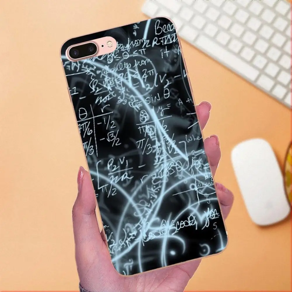 Мягкий силиконовый чехол из ТПУ для телефона Mathematics E = mc2 элегантный Huawei P8 P9 P10 P20 P30