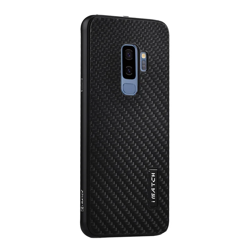 Full Black Для samsung Galaxy S9/S8 Plus чехол Роскошный металлический алюминиевый бампер чехол из углеродного волокна Защитный чехол s для samsung Galaxy S9 S8 чехол - Цвет: Full Black