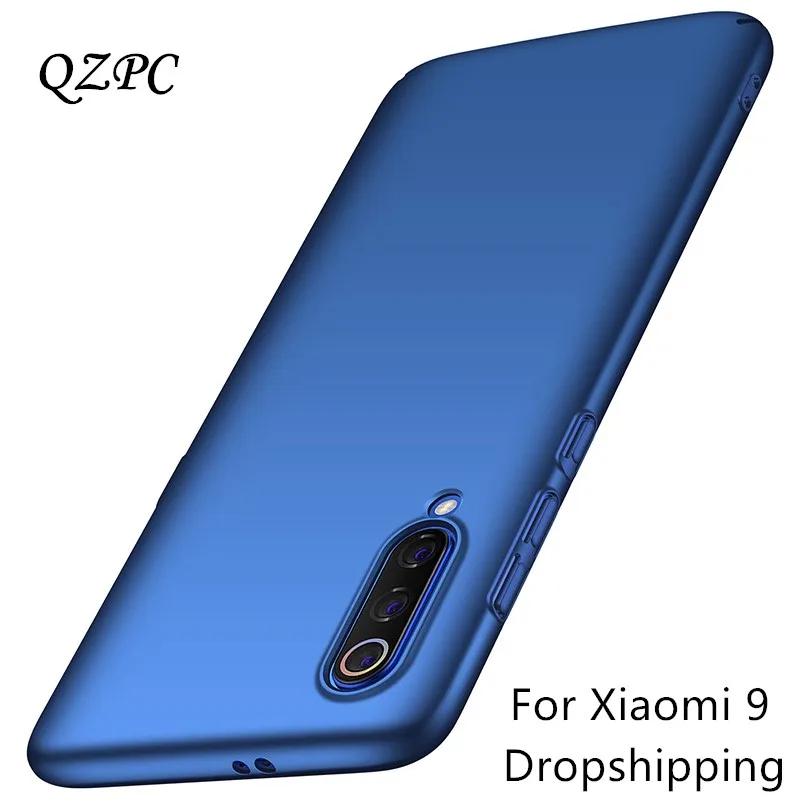 QZPC 2019 новый тонкий защитный чехол для Xiao mi 9 9SE Чехол черный жесткие Матовые чехлы